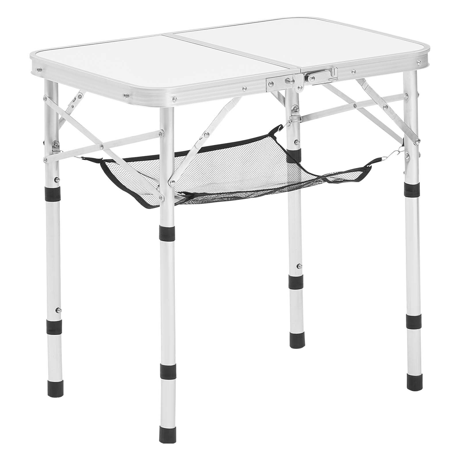 2ft Folding Portable Camping Table Aluminum Outdoor Table Adjustable Height — foto 2