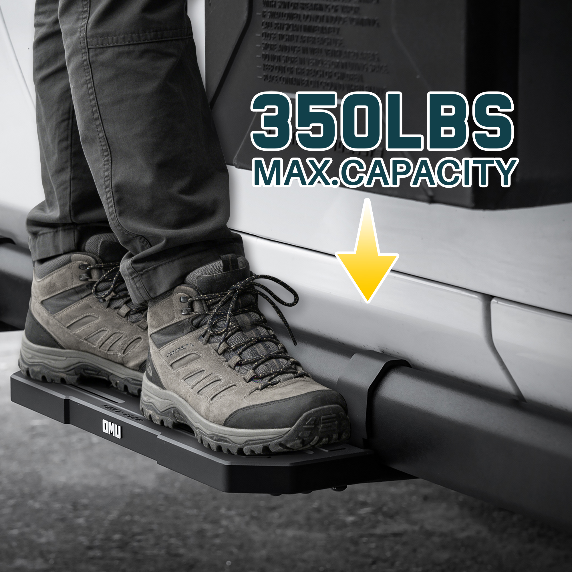 Side Steps For 2018 Wrangler JL 2 Doors Rubicon Only With OEM Rock Rails