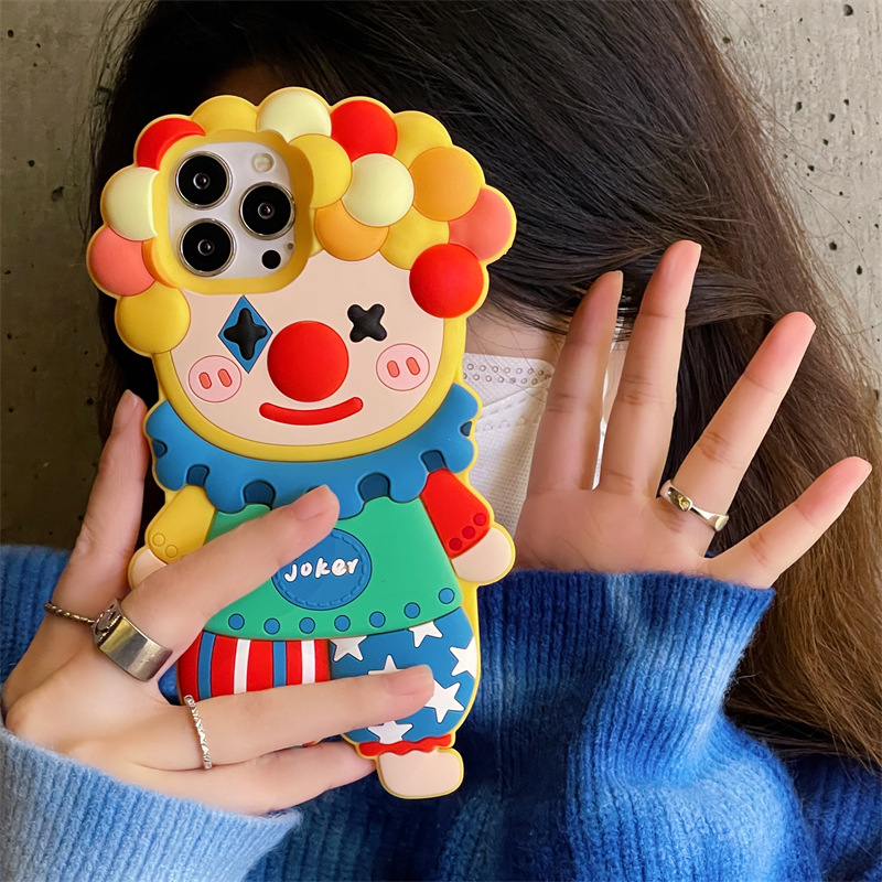 Cartoon Three-dimensional Clown Is Suitable For Iphone14Promax - Image 3