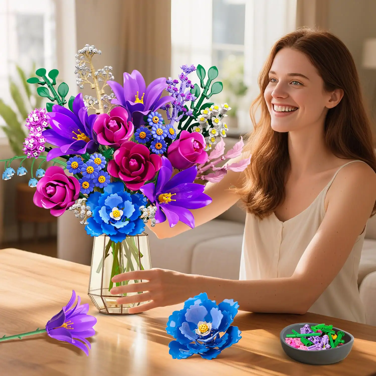 Flowers Bouquet Building Set