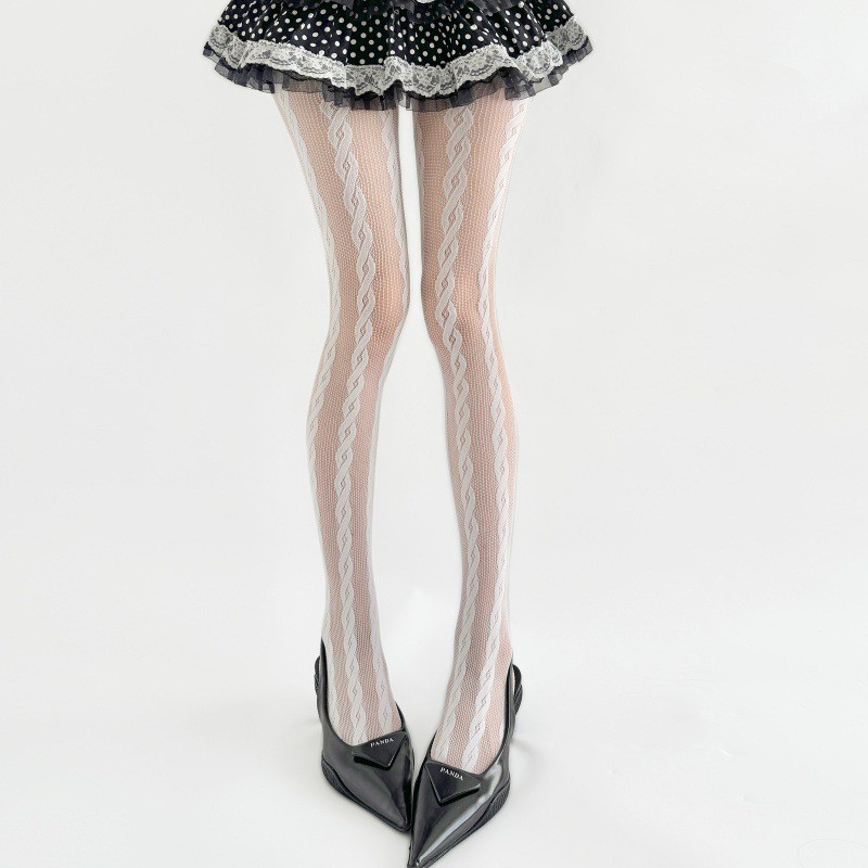Stocking Flower Hollow Stocking Sexy Fishing Stocking Stocking Pantyhose Thin