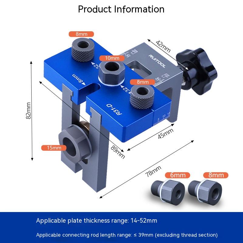 Title 6, 3-in-1 Eccentric Wheel Punch Locator Woodworkin...