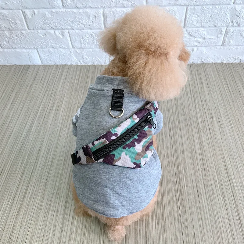 Autumn And Winter New Dog Sleeved Cotton