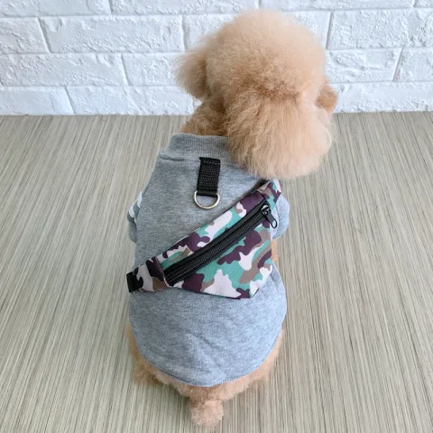 Autumn and Winter New Dog Sleeved Cotton Coat Two