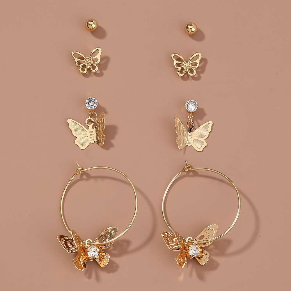 New Simple Style Butterfly Earrings Earrings
