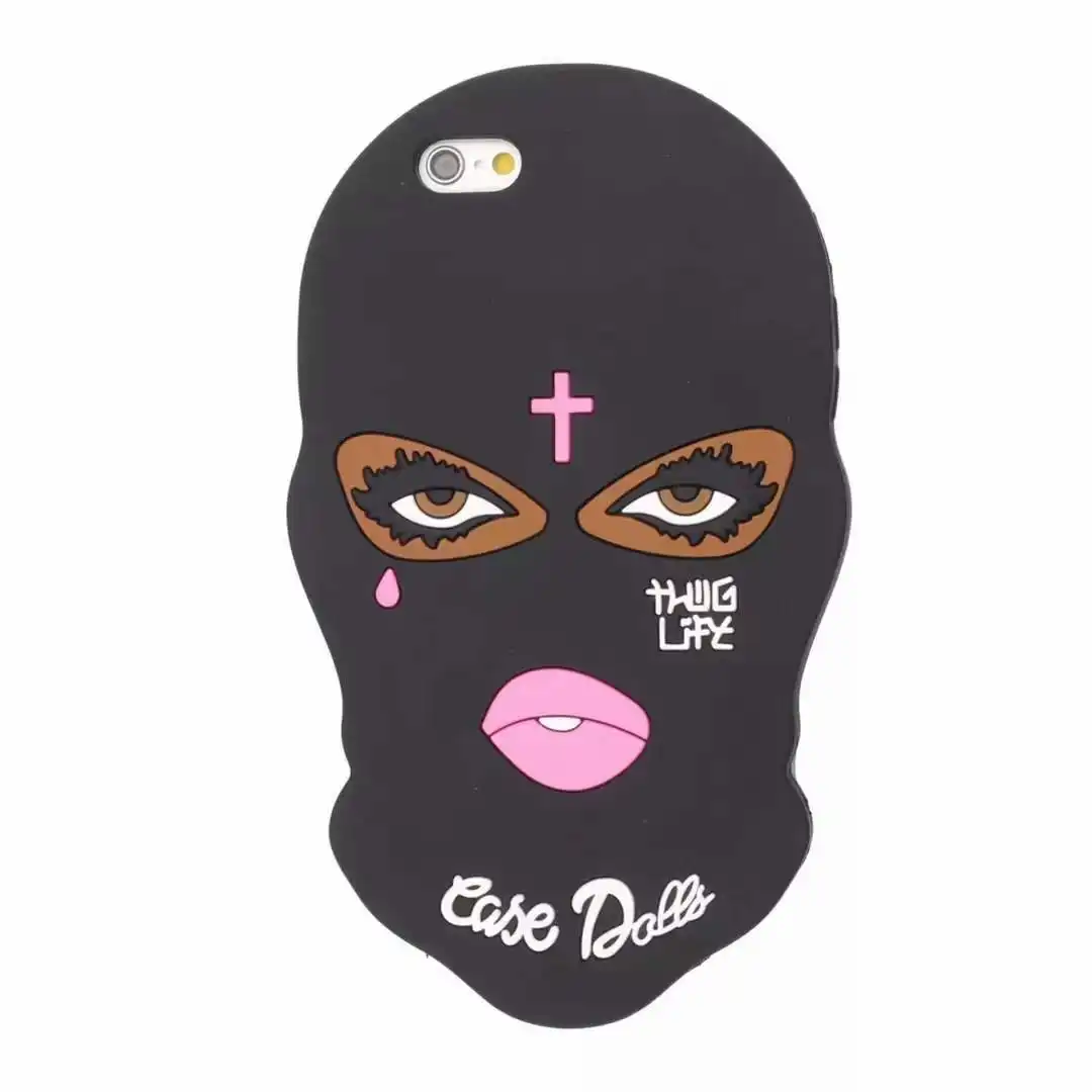 Phone Case Mask Man Silicone Protective Cover