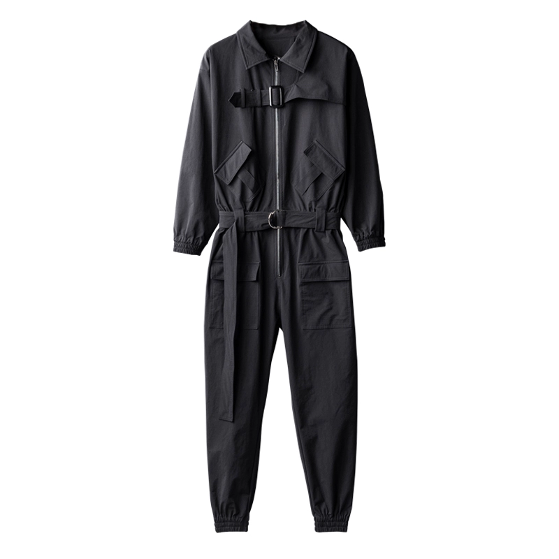 New Unisex Black Suit Employee Jumpsuit