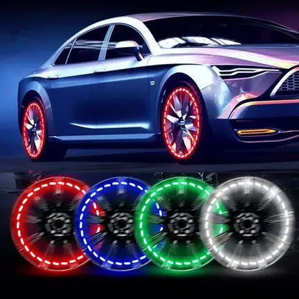 Colorful Hot Wheels With Flashing Lights