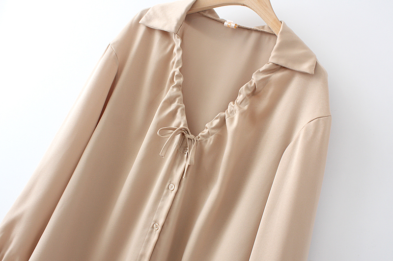 Title 5, Loose Tie Western Style Long-sleeved Bottoming ...