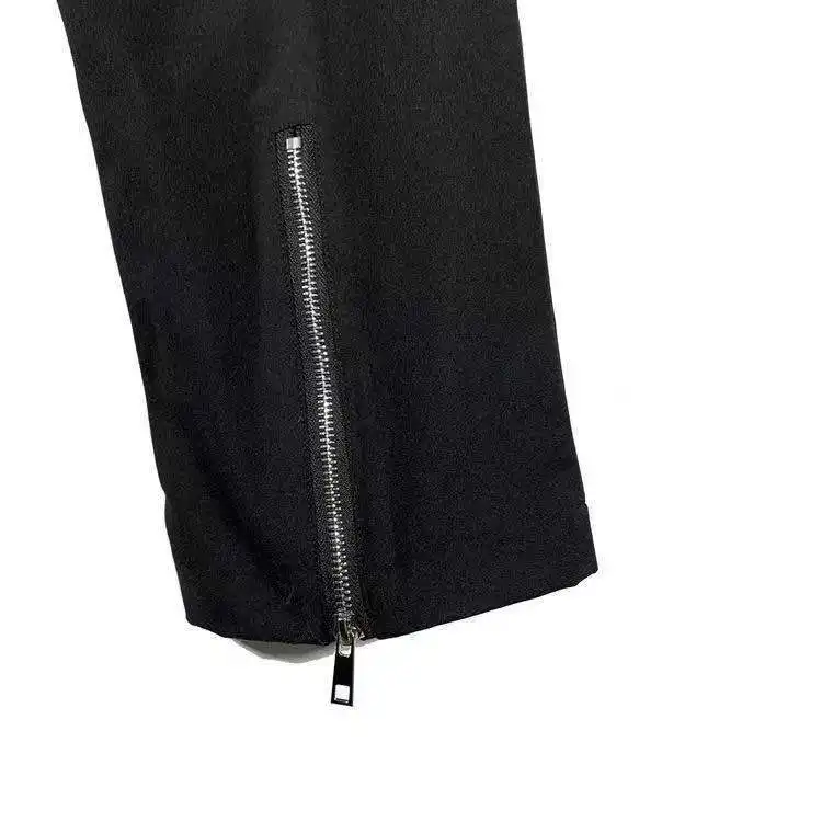Fashion Brand High Street Zipper Jeans With Heel Male