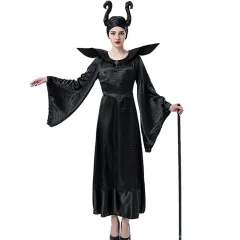 Dark Fairy Queen Halloween Costume for Women - Black - View 1