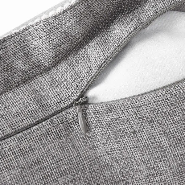 A Set Of Two-piece Retro Linen Trimmed Pillowcases — view 3