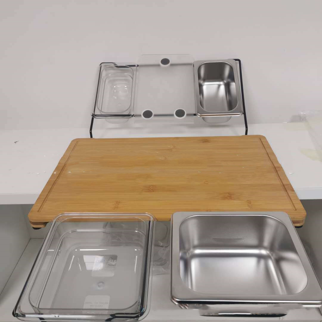 Title 4, Multifunctional Cutting Board Upgrade Storage Box