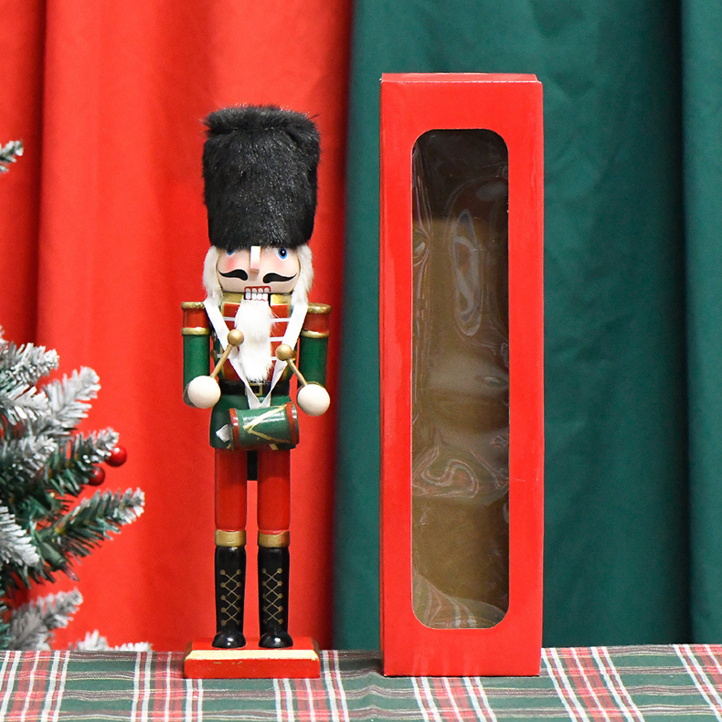 Title 6, Wooden Nutcracker In Traditional Uniform Handma...