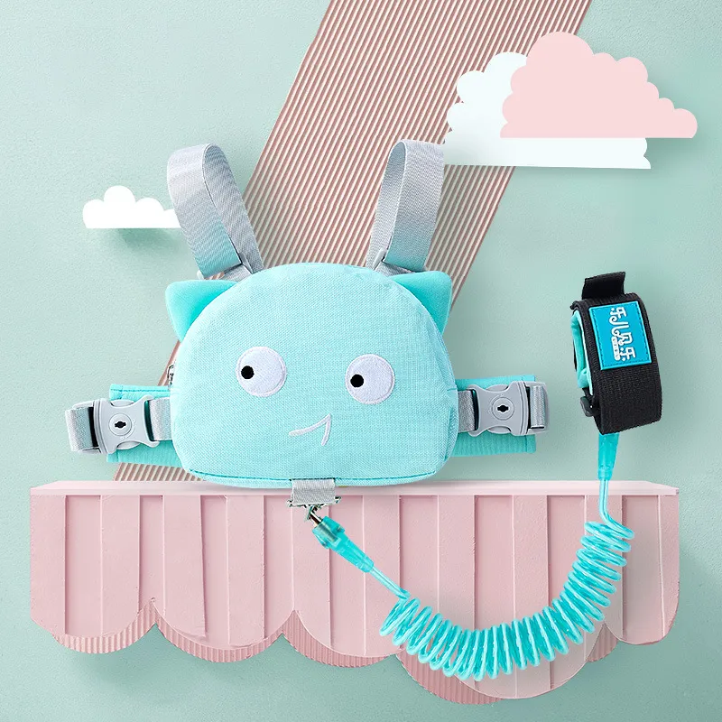 Anti-lost Belt Traction Rope For Babies And Children - Green