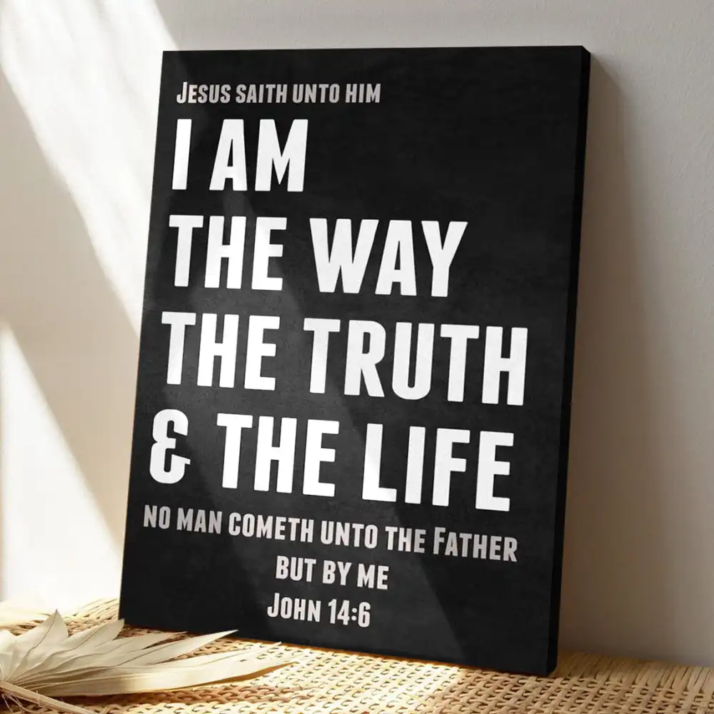 I Am the Way of Truth and Life Canvas