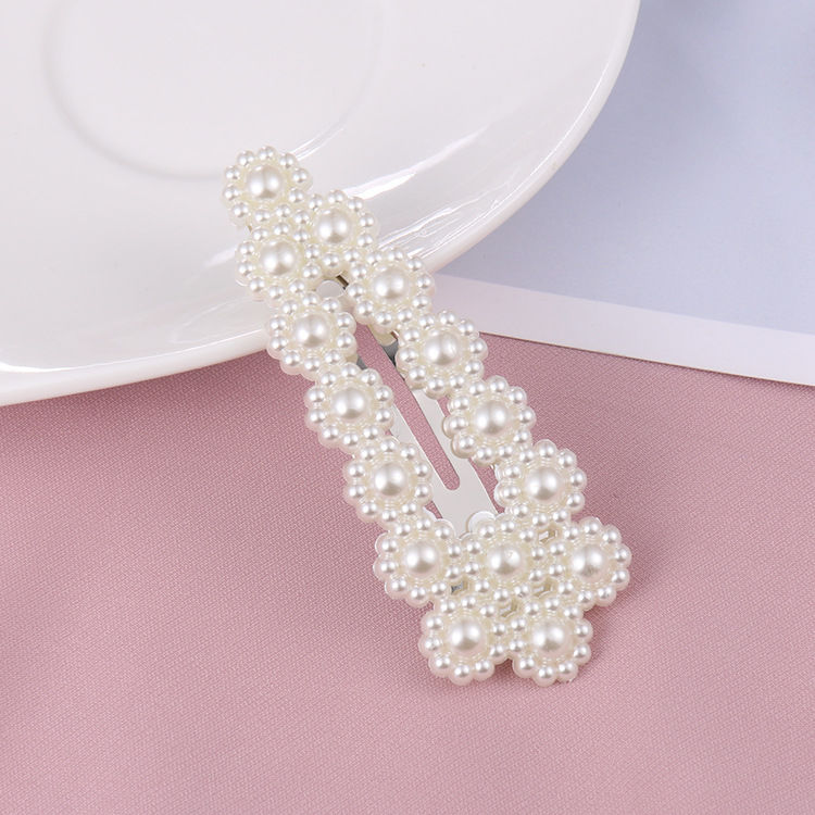 Pearl Hairpin Bangs Hair Jewelry Trend Lady Temperament Style5 - Shop at LoveMi
