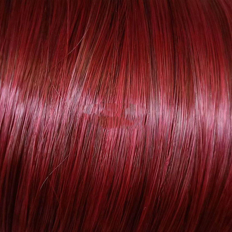 Wig Black Big Wave Ladies Wig Fashion African Curly Hair Customizable Front Lace Wig Wine Red - Shop at LoveMi