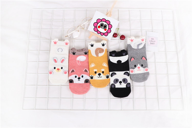 Title 2, 10pcs Cartoon three-dimensional socks