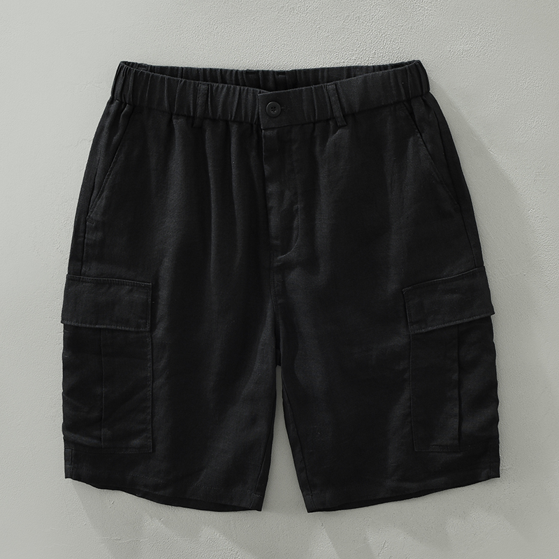 Japanese Vintage Overalls Men's Pure Linen