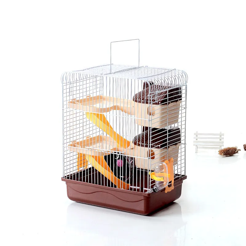 Three-storey Hamster Cage Luxury Villa - Coffee