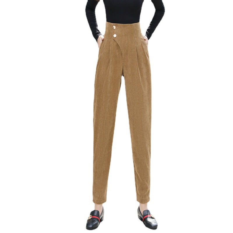 Title 7, Fashion Personality Corduroy Pants Feminine All...