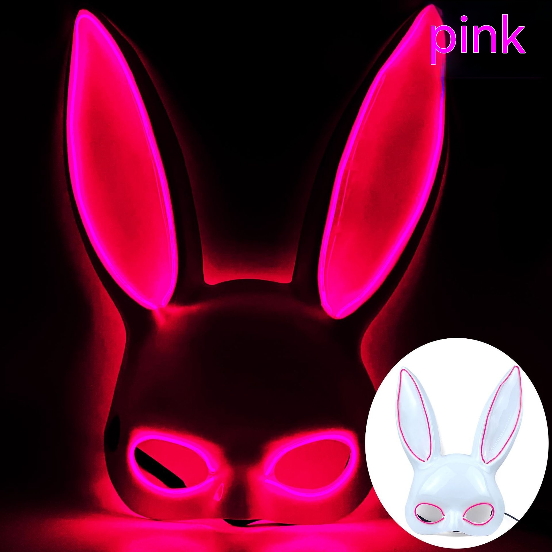 Pink White Bunny