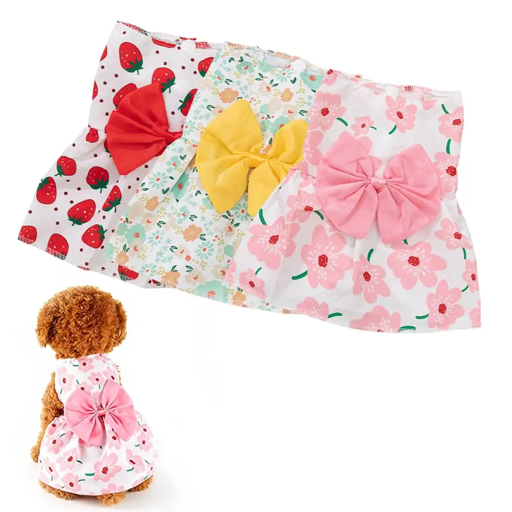 3 Pack Pet Dog Dress, Dresses
