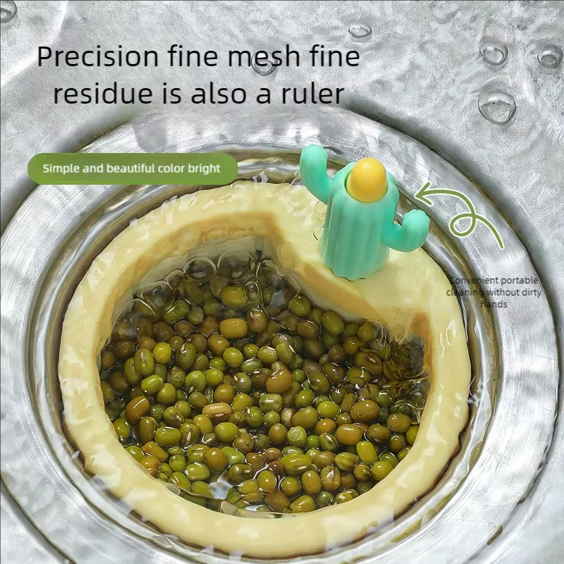 Anti-clogging Cactus Kitchen Sink Drainage Filter Kitchen Sink Kitchen Bath Sink Strainer Drain Filter Basket, Hair Catcher Stopper, Easy Clean Sewer Leftover Food And Garbage Collector Filte
