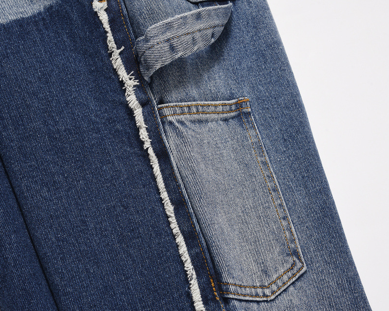 Title 7, Jeans vintage patchwork strappati uomo e donna....