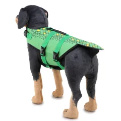Dog Supplies Pet Swimsuit Life Jacket Pet - Green B - View 1