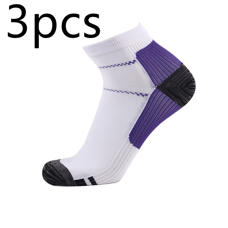 3pcs White purple