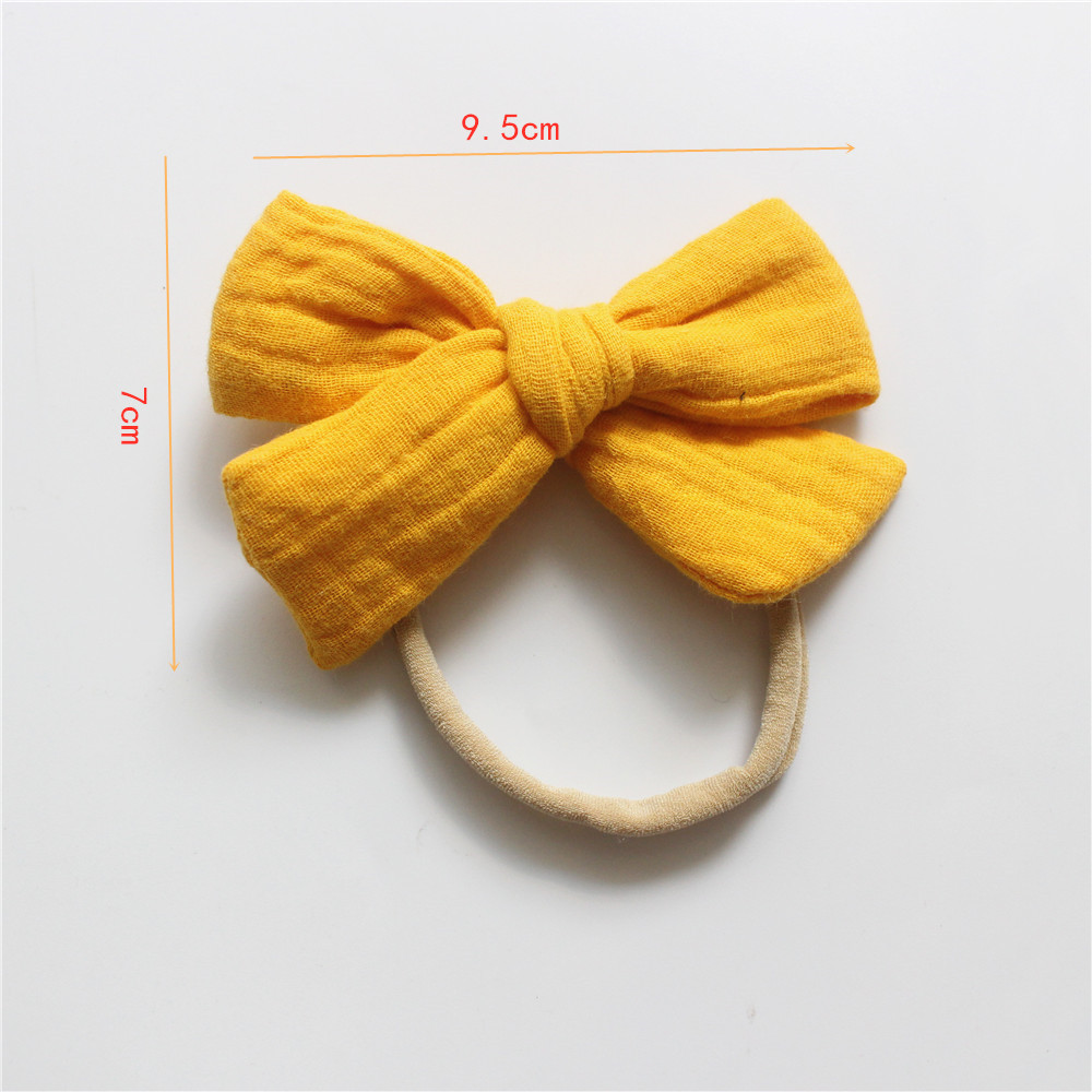 Title 1, Baby Cotton Gauze Butterfly Tie Stirnband-Set, ...