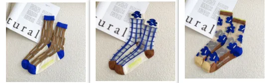 Klein Blue Summer Glass Silk Socks Set - Shop at LoveMi