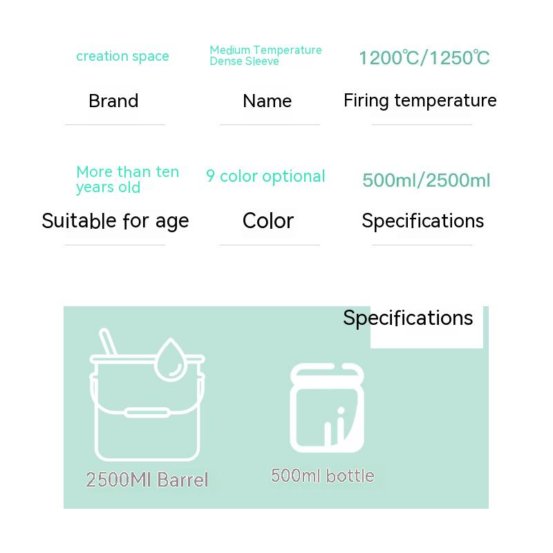 Title 13, Esmalte cerâmico de alta temperatura para arte,...