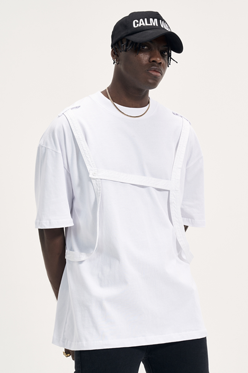 Hip-hop Hipster Loose Big Version Short-sleeved T-shirt Men