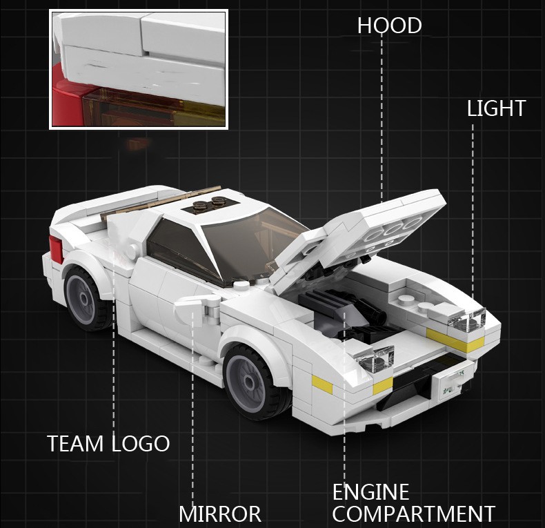 Assembled Car Model Building Block Toy — foto 4