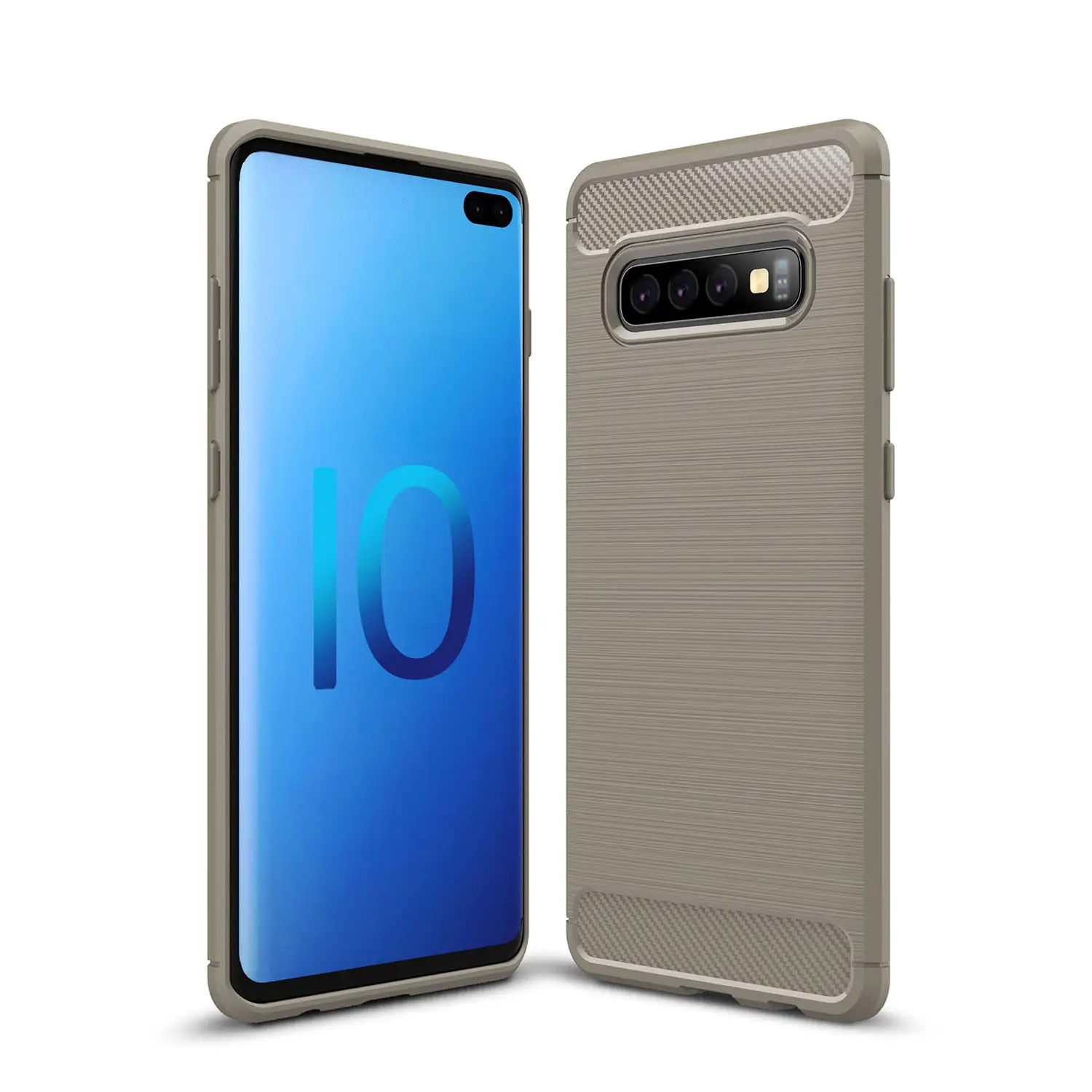 Carbon Fiber Brushed Grain TPU Phone Case Protector