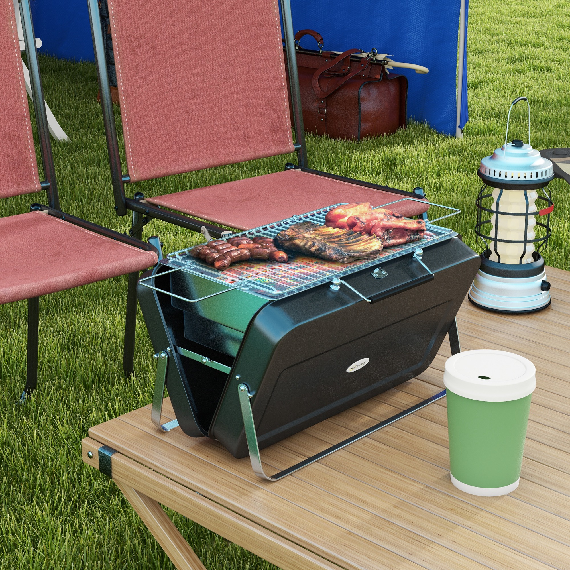 Metal Portable Barbecue Grill — image 5