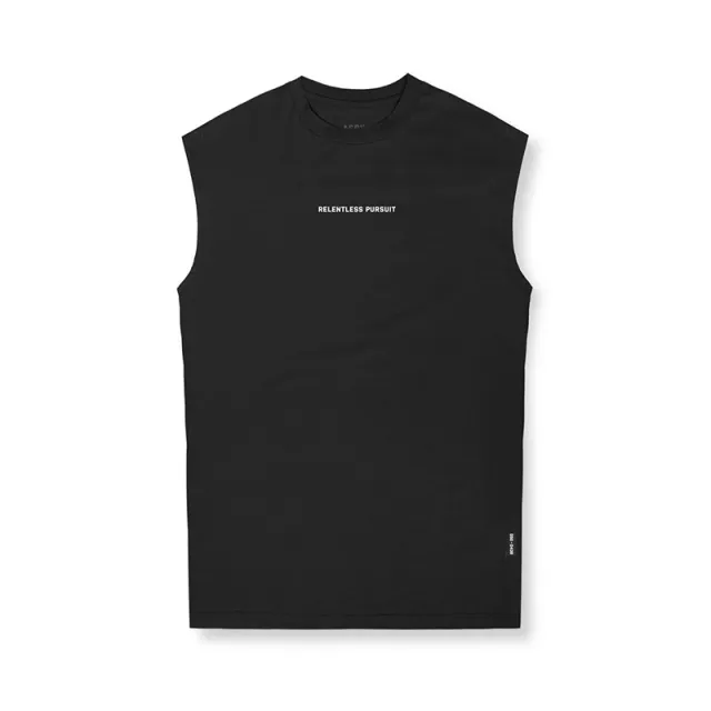 Fashion Brand Loose Large Size Sleeveless T shirt Men's Vest Sports Bottoming Shirt Black - Shop at LoveMi