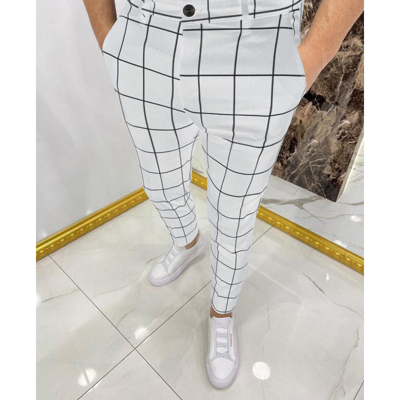 Title 2, Mens Casual Plaid Pants Comfortable Relaxed Fi...