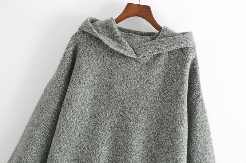 Title 6, Lazy Style Solid Color Pullover Women