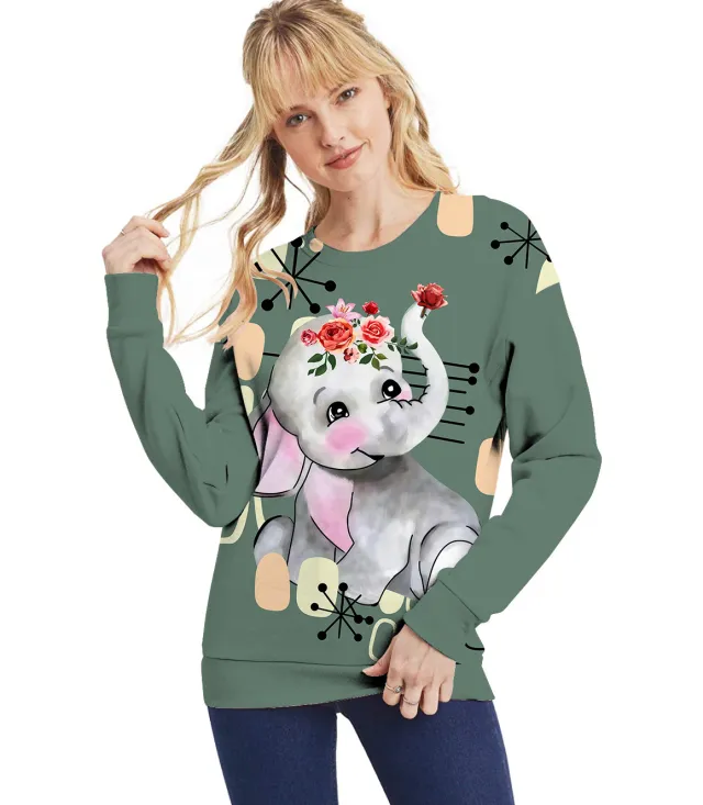 Christmas Day Long Sleeve Round Neck Sweater Pullover Couple Nz3943 2Xl - Shop at LoveMi
