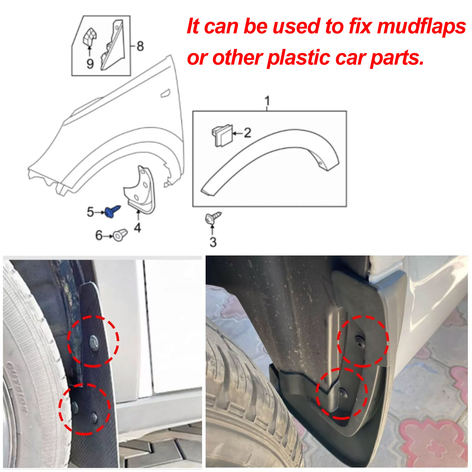 40x For BMW 1 3 5 7 X1 3 5 UNDERTRAY CLIPS SCREW ENGINE UNDER COVER SPLASH GUARD — image 11