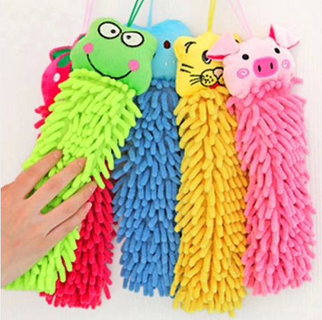 Title 2, Cartoon Cute Hanging Chenille Towel