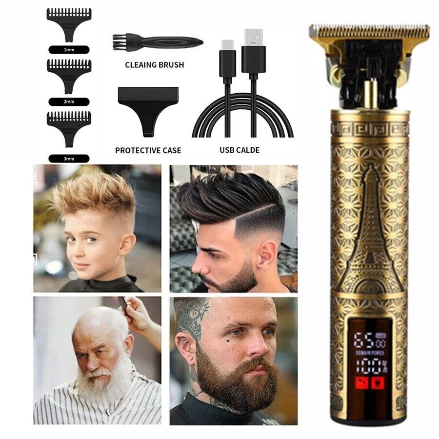 USB Electric Hair Clippers Rechargeable Shaver Beard Trimmer Professional Men Hair Cutting Machine Beard Barber Hair Cut — foto 10