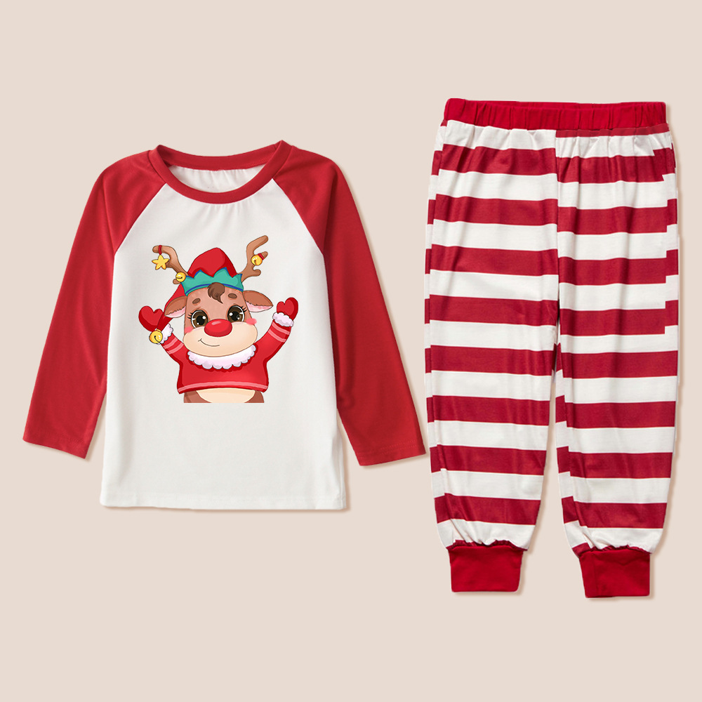 Fashion Simple Christmas Loungewear Pajamas Set — foto 4