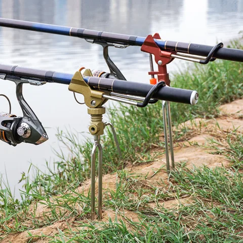 Fishing Rod Holder Spring Automatic Full Stainless Steel Adjustable