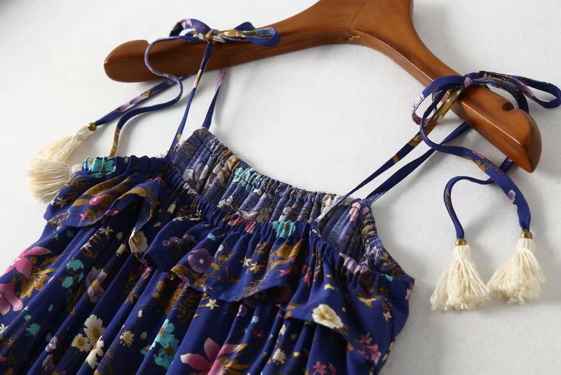 Cotton Printed Maxi Dress, picture 6 of 7