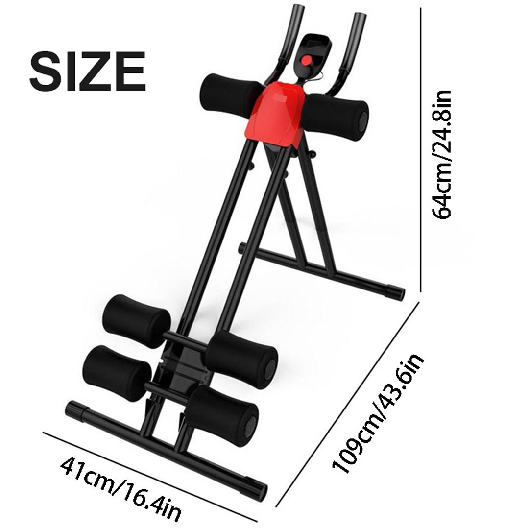 Ab Crunch Machine Abdominal Trainer Plank Glider Home Gym Adjustable — image 3